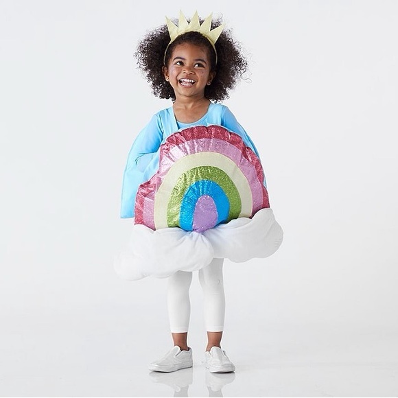 Pottery Barn Kids Halloween Rainbow Emoji Costume Size 7-8 - Picture 1 of 3